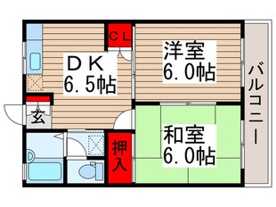 第四サンハイツの物件間取画像